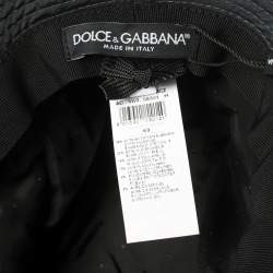 Pre Owned Dolce & Gabbana Bicolor Metallic Jacquard Bucket Hat