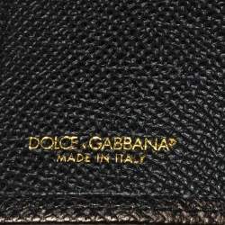 Pre Owned Dolce & Gabbana Black Leather Ipad Case