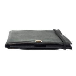 Pre Owned Dolce & Gabbana Black Leather Ipad Case