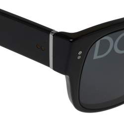 Pre Owned Dolce & Gabbana Black / Smoke DG 4356 Domenico Monolens Sunglasses