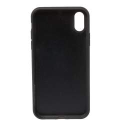 Pre Owned حافظة أيفون أكس أر دولتشي أند غابانا طباعة بادج لوندري وردية