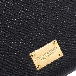 Dolce & Gabbana Black Leather iPhone 7/8 Plus Case