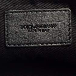 Pre Owned Dolce & Gabbana Brown Leopard Coated Canvas Cosmetic Case
