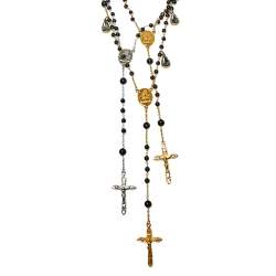 مملوكة مسبقًا Dolce & Gabbana Beaded Multi Layered Rosary Necklace