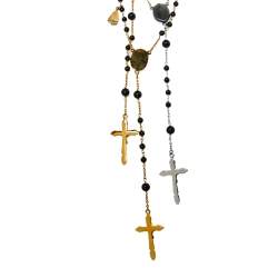 مملوكة مسبقًا Dolce & Gabbana Beaded Multi Layered Rosary Necklace