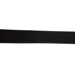  مملوكة مسبقًا Dolce & Gabbana Black Leather Oval Buckle Belt 95 CM