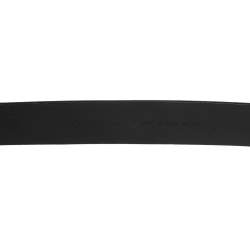 مملوكة مسبقًا Dolce & Gabbana Black Leather Oval Buckle Belt 95 CM