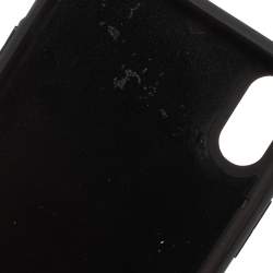 Pre Owned حافظة آيفون اكس أس دولتشي أند غابانا مطاط أبيض مزين بطاقة التعليمات  