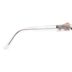 Pre Owned Dolce & Gabbana Floral Embellished/ Grey Gradient DG4184 Square Sunglasses