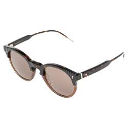 Pre Owned Dolce & Gabbana Brown Havana/Brown DG 4329-F Panthos Round Sunglasses