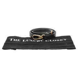 Pre Owned Dolce & Gabbana Black Leather Shoulder Bag Strap