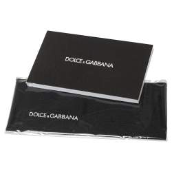 Pre Owned Dolce & Gabbana Gold/Black Tone Metal DG2225 Devotion Collection Gradient Sunglasses