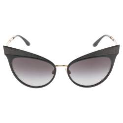 Pre Owned Dolce & Gabbana Black DG2178 Gradient Cat Eye Sunglasses