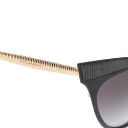Pre Owned Dolce & Gabbana Black DG2178 Gradient Cat Eye Sunglasses