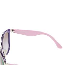مملوكة مسبقًا Dolce & Gabbana Colorblock / Brown Gradient DG2107 Oversized Sunglasses