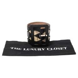 Dolce and Gabbana Multicolor Snakeskin Waist Belt 85cm