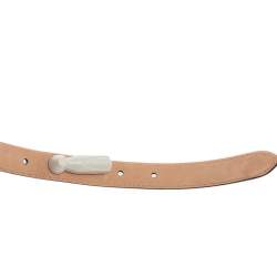 مملوكة مسبقًا Dolce & Gabbana Black Leather Buckle Belt 90CM