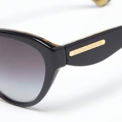 Pre Owned Dolce & Gabbana Black DG4199 Cat Eye Gradient Sunglasses