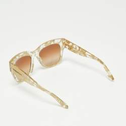 مملوكة مسبقًا نظارة شمسية دولتشي أند غابانا DG 4231 دانتيل ذهبي مربعة