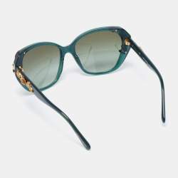 Pre Owned Dolce & Gabbana Opal Green/ Green Gradient DG4167 Sicilian Baroque Sunglasses