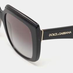 Pre Owned Dolce & Gabbana Black DG4414 Square Sunglasses
