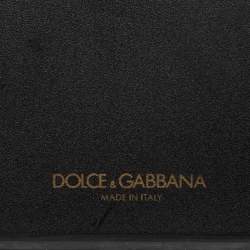 Pre Owned Dolce & Gabbana Pink/Black Leather iPhone X Cover