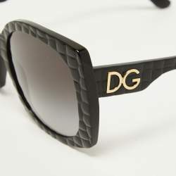 Pre Owned Dolce & Gabbana Black DG 4385 Square Sunglasses