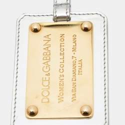 Dolce & Gabbana Two Tone Logo Plaque Keyring