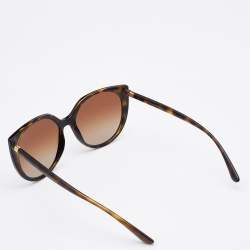 Pre Owned Dolce & Gabbana Brown/Brown Gradient DG6119 Butterfly Sunglasses