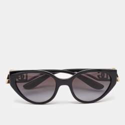 Dolce & Gabbana Black/Grey Gradient DG 6146  Cat-Eye Sunglasses