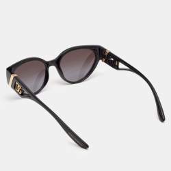 Dolce & Gabbana Black/Grey Gradient DG 6146  Cat-Eye Sunglasses