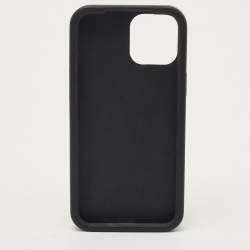 Pre Owned Dolce & Gabbana Brown/Black Leopard Print Rubber iPhone 12 Pro Phone Case