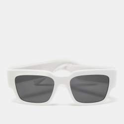 Pre Owned Dolce &Gabbana White/Grey DG6184 Elastic Square Sunglasses