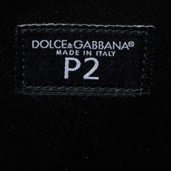 Pre Owned Dolce & Gabbana Black Leather IPad P2 Case