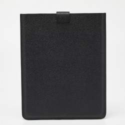 Pre Owned Dolce & Gabbana Black Leather IPad P2 Case