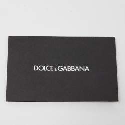 Pre Owned Dolce & Gabbana Grey Lizard Embossed Leather iPhone 6 Cover