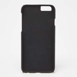 Pre Owned Dolce & Gabbana Grey Lizard Embossed Leather iPhone 6 Cover