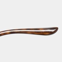 Pre Owned Dolce & Gabbana Brown Tortoise Gradient DG6168 Butterfly Sunglasses