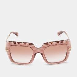 Dolce & Gabbana Pink Gradient DG6111 Square Sunglasses