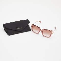 Dolce & Gabbana Pink Gradient DG6111 Square Sunglasses