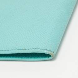 Dolce & Gabbana Turquoise Leather Passport Holder