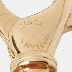 Dolce & Gabbana Faux Pearl Agate Two Tone Belt