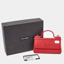 Dolce & Gabbana Peach Rubber Sicily iPhone X - XS Chain Case