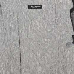 مملوكة مسبقًا Dolce & Gabbana Black Mesh Sheer Tank Top XS