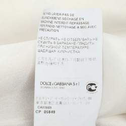 Pre Owned Dolce & Gabbana Multicolor Majolica Printed Cotton Sleeveless Midi Dress M