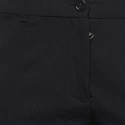 Pre Owned Dolce & Gabbana Black Wool Formal Trousers M