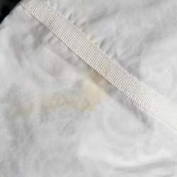 Pre Owned Dolce & Gabbana White Printed Cotton Sleeveless Midi Dress L