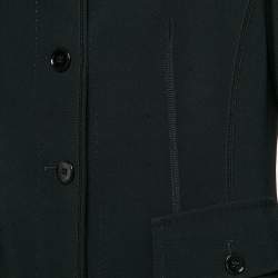Dolce & Gabbana Black Crepe Blazer and Skirt Set M