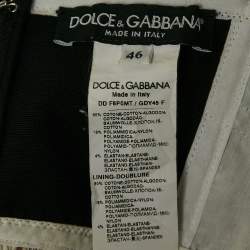 Pre Owned Dolce & Gabbana Multicolor Printed Cotton Mini Dress L