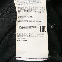 Pre Owned Dolce & Gabbana Black DG Star Jersey Millennials Track Suit XS/S
